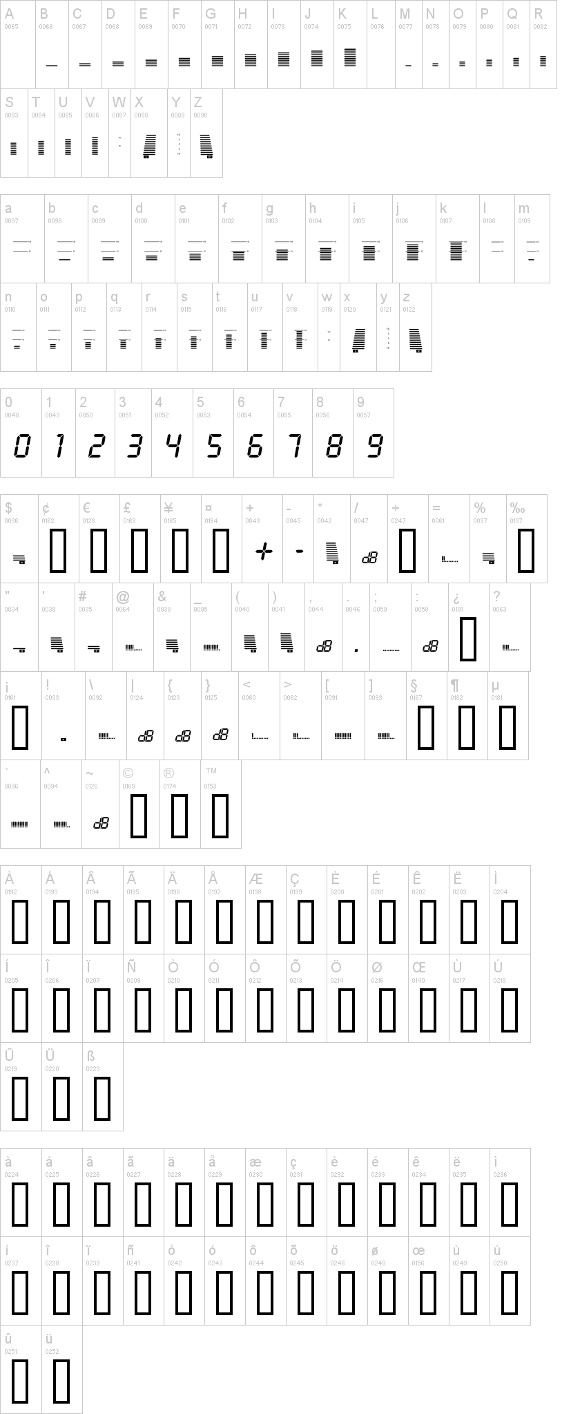 Decibel Dingbats