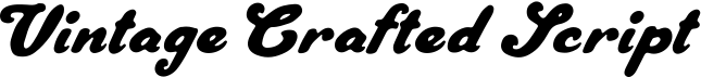 Vintage Crafted Script