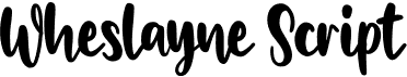 Wheslayne Script