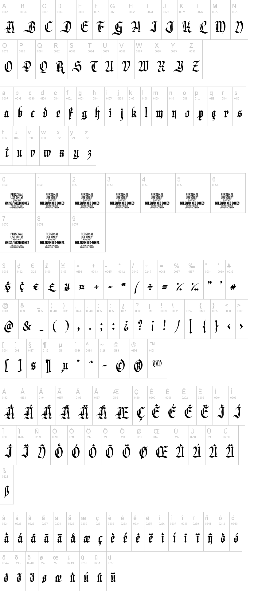 Inked Bones