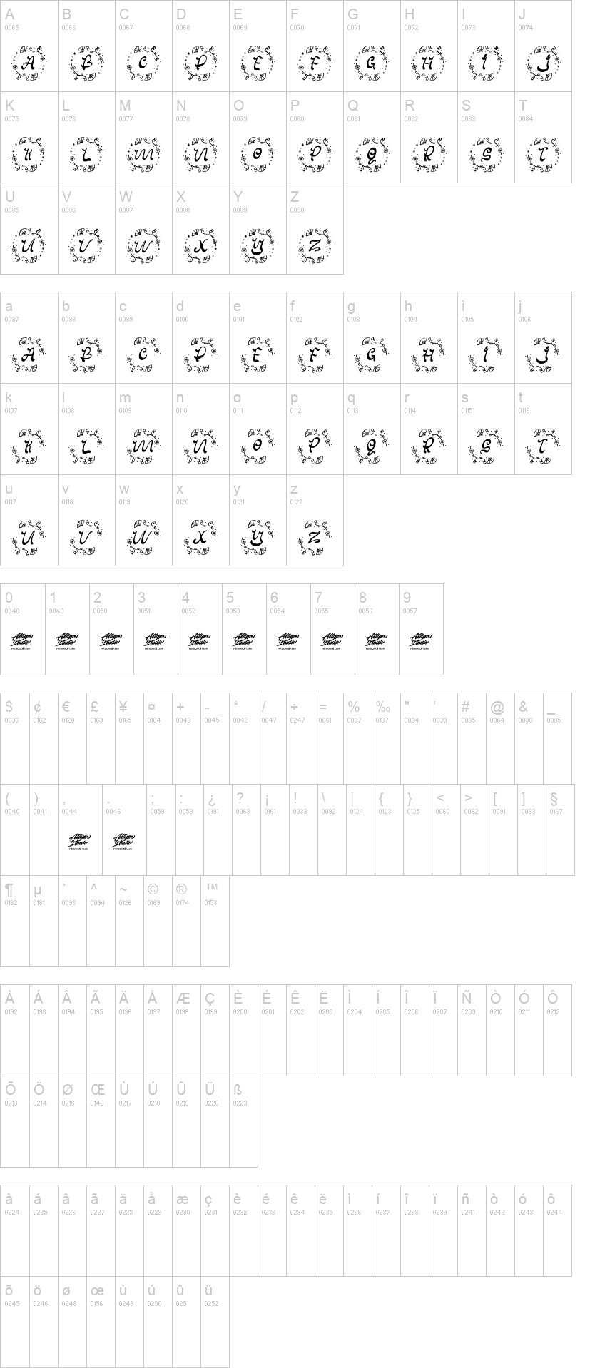 Meilin Chinese Monogram