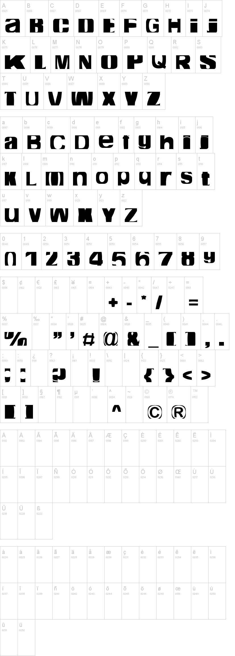 Cropfont Expanded