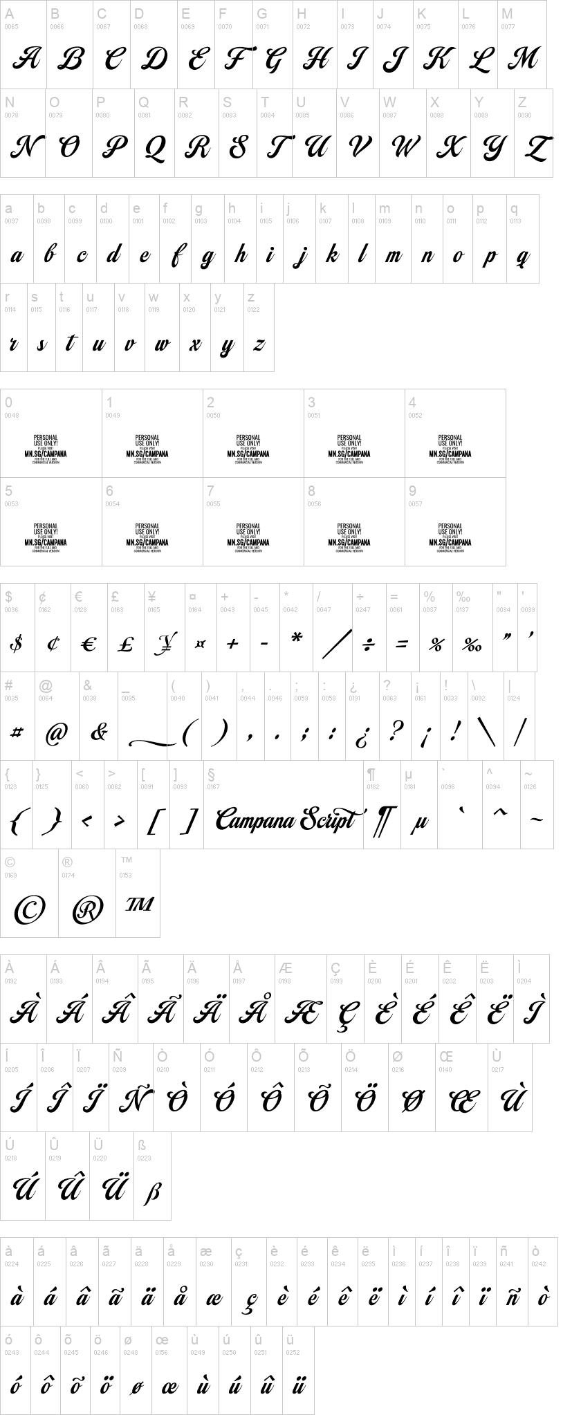 Campana Script