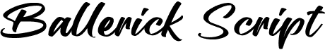 Ballerick Script