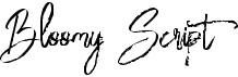 Bloomy Script