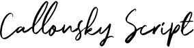 Callonsky Script