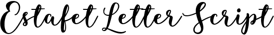 Estafet Letter Script