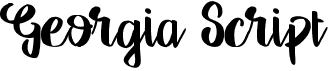 Georgia Script