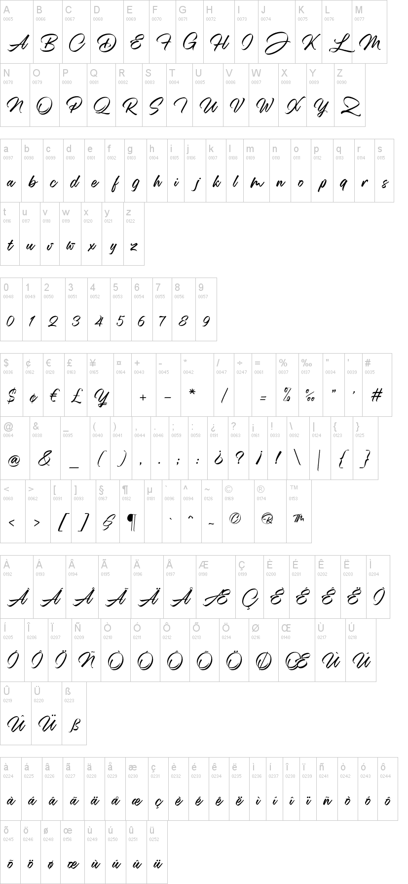 Mansions Brush Script