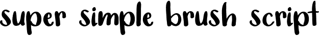 Super Simple Brush Script